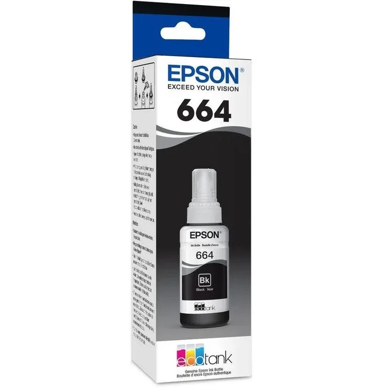 Botella Epson T664120 Negro #664