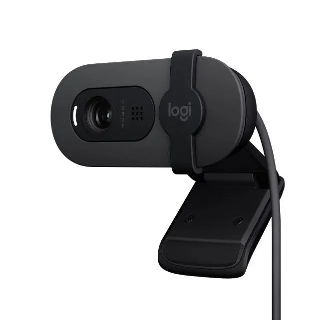 Cámara Logitech Web Brio 100 Full HD 1080P USB Graﬁto