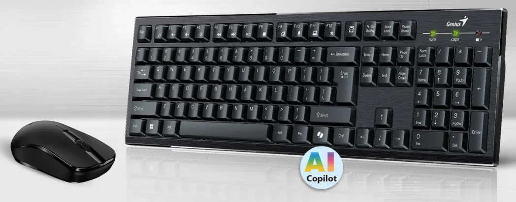Combo inalámbrico teclado y mouse Genius KM-8101 (en español)