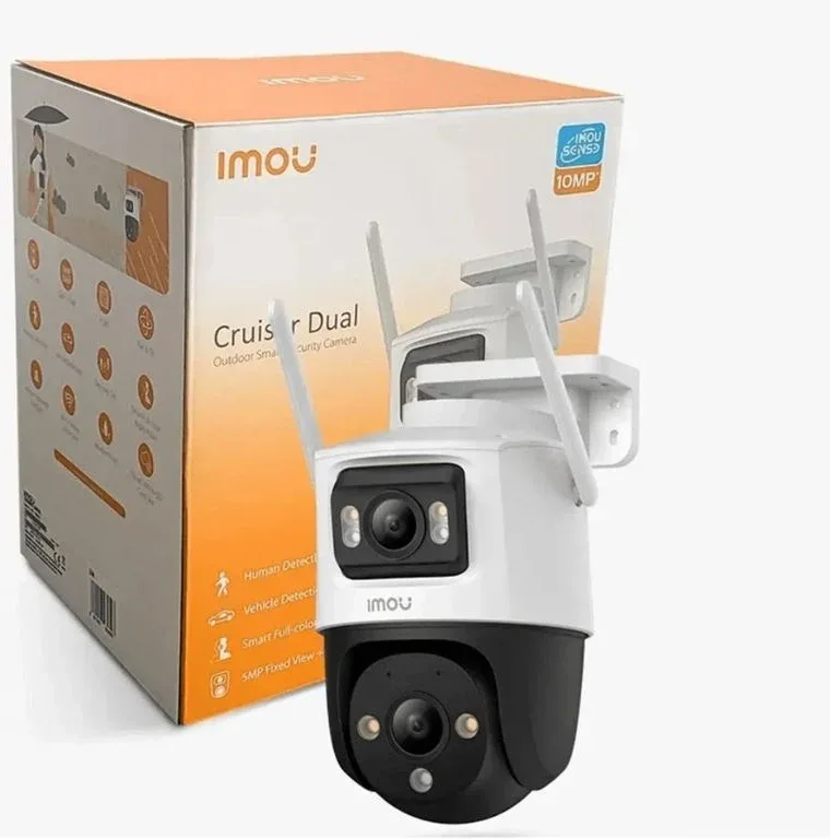 Cruiser Dual 2 10MP P&T doble lente, para uso exterior