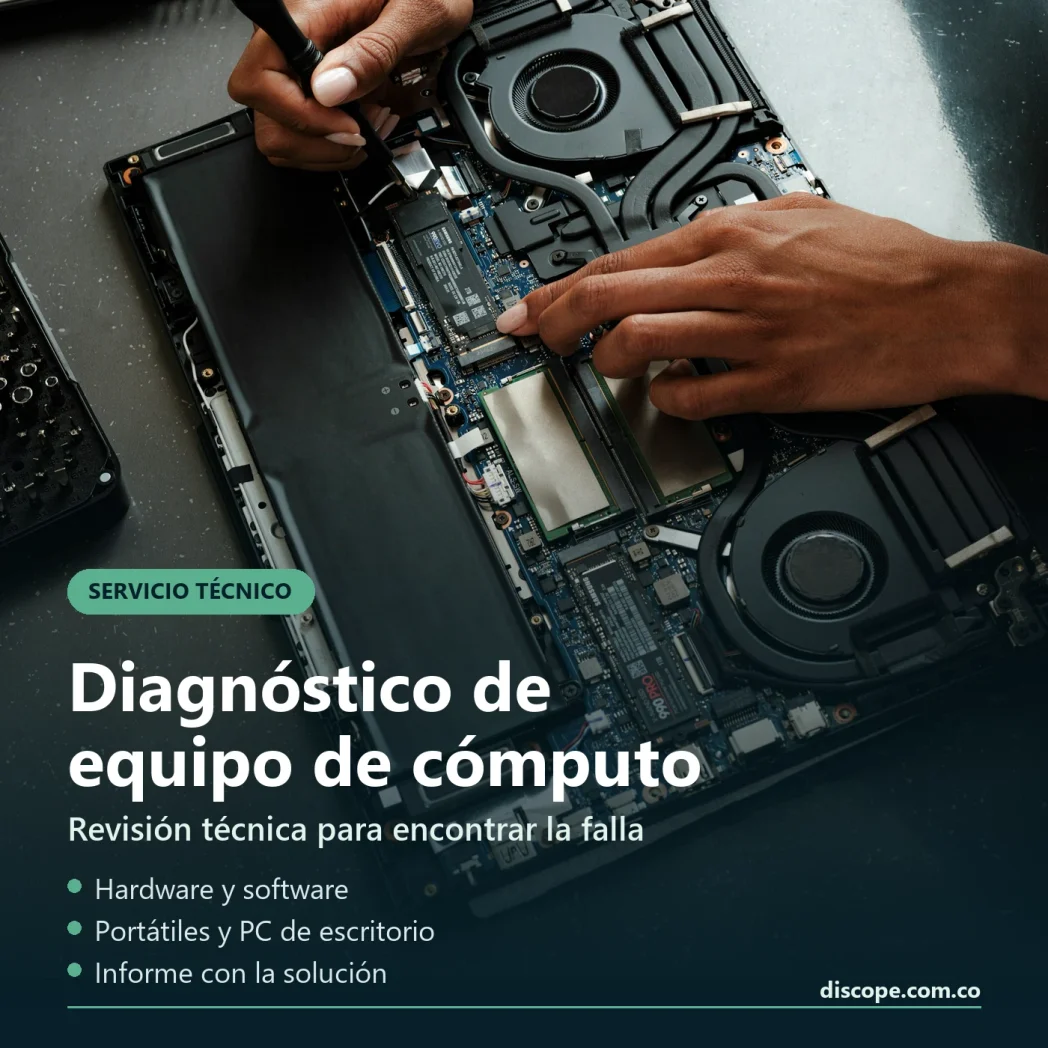Diagnóstico de equipo de cómputo