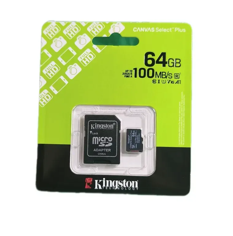 Micro SD 64GB Canvas Select Plus Gen3 100MB Kingston