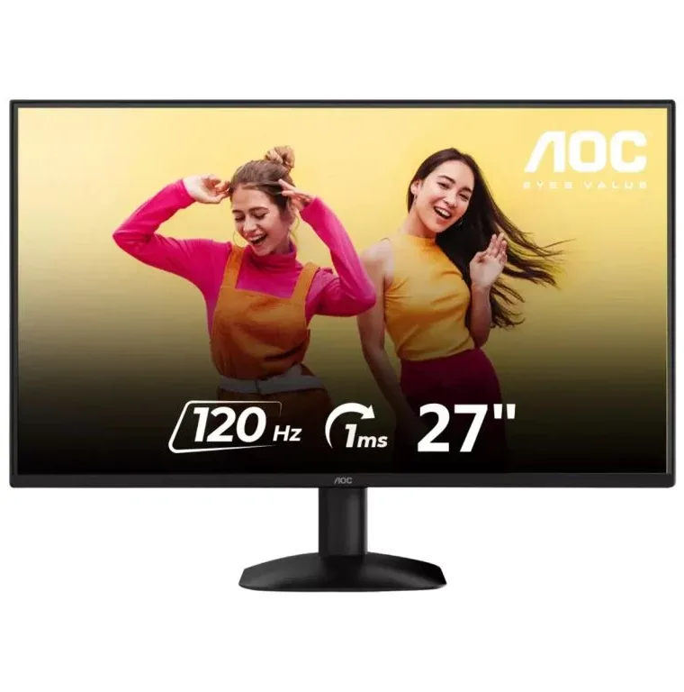 Monitor AOC LED 27” 120Hz, Profesional, Plano, IPS, FHD