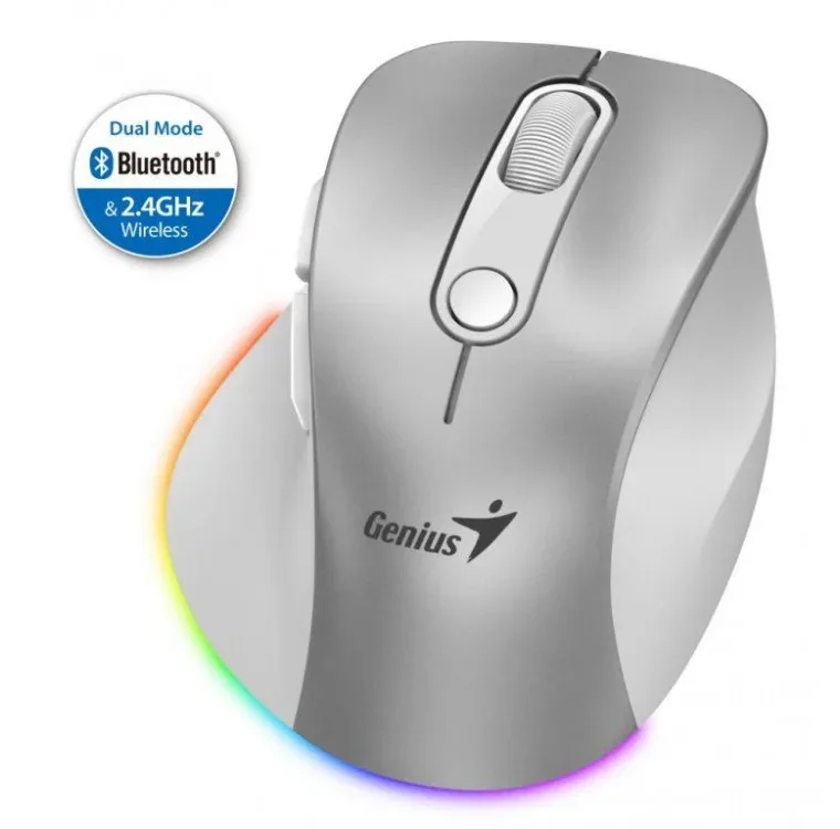 Mouse Genius Inal. Vertical Ergo 9000S, Plateado