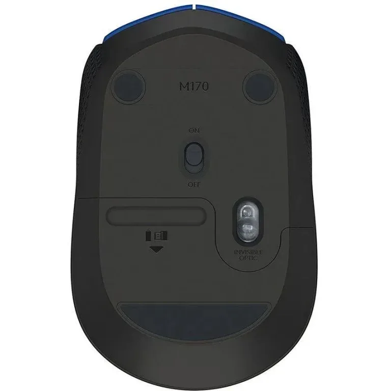 Mouse Logitech Inalámbrico M170 Azul
