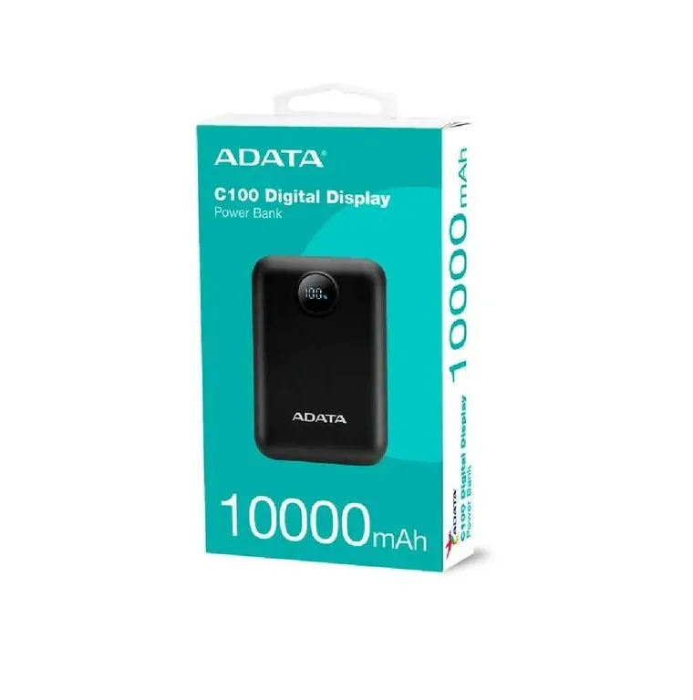 PowerBank ADATA C100 Digital 10.000mAh Color Negro