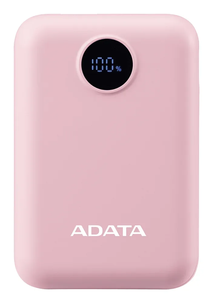 PowerBank ADATA C100 Digital 10.000mAh Color Rosada