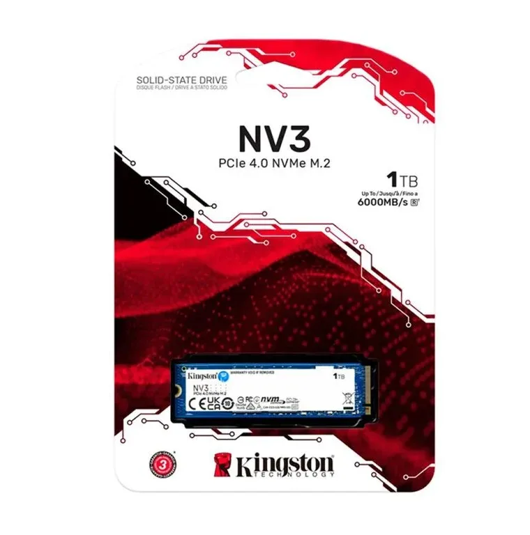 SSD 2280 M.2 PCIe 4.0 NVMe 1000G NV3 Kingston