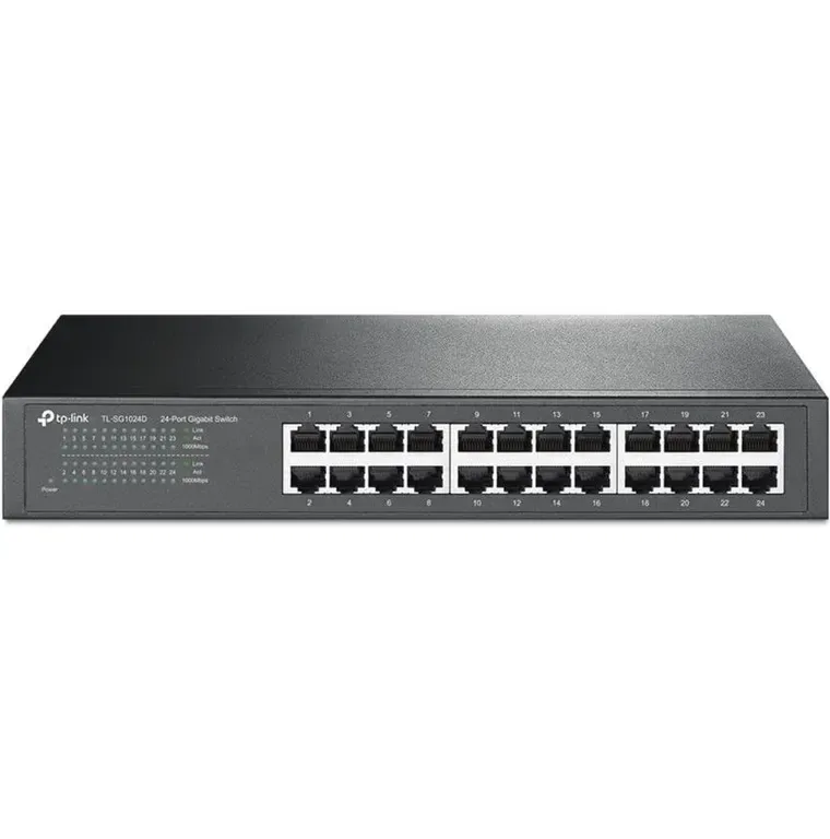Switch de 24 puertos Gigabit para escritorio / montaje en rack