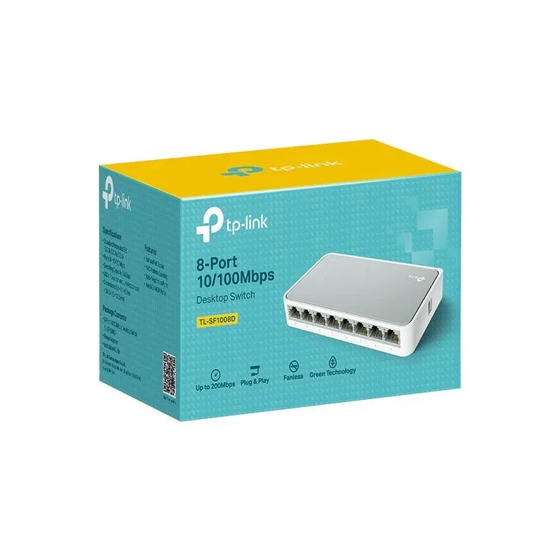 Switch de sobremesa 8 puertos a 10/100 Mbps