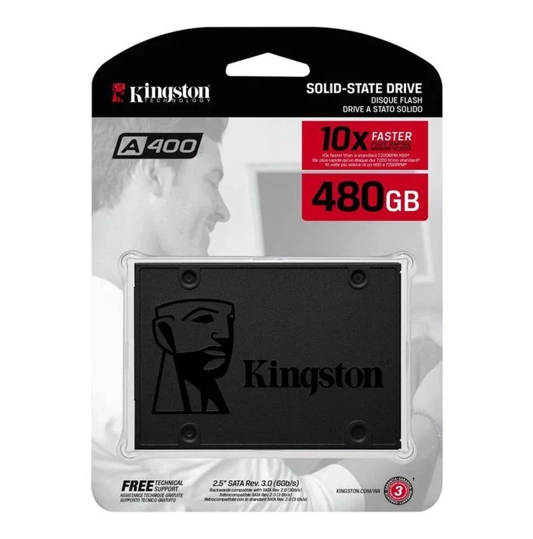 Und. Estado Sólido Kingston A400 480GB 2.5"